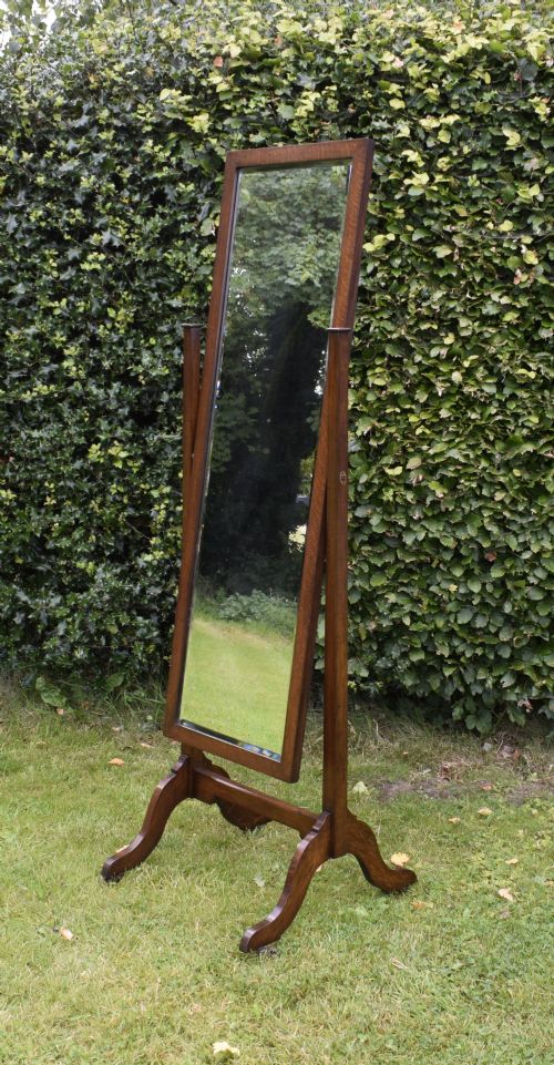 EARLY 20TH CENTURY CHEVAL MIRROR - ADDITIONAL PHOTO 2