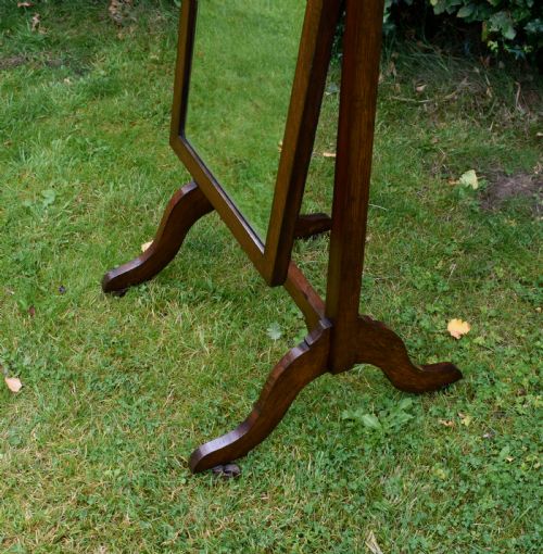 EARLY 20TH CENTURY CHEVAL MIRROR - ADDITIONAL PHOTO 6