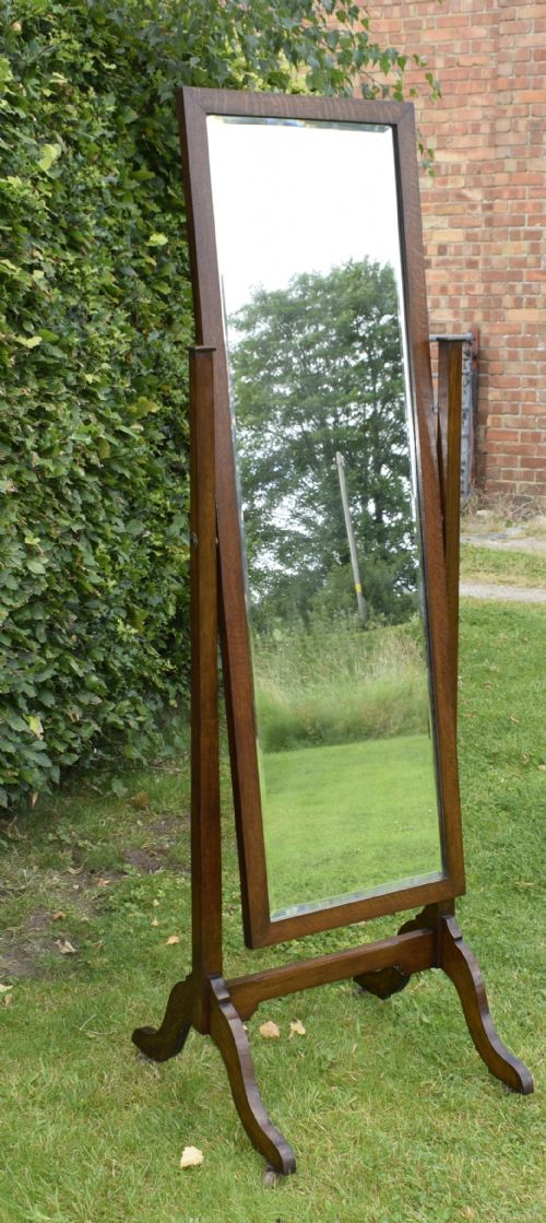 EARLY 20TH CENTURY CHEVAL MIRROR - ADDITIONAL PHOTO 7