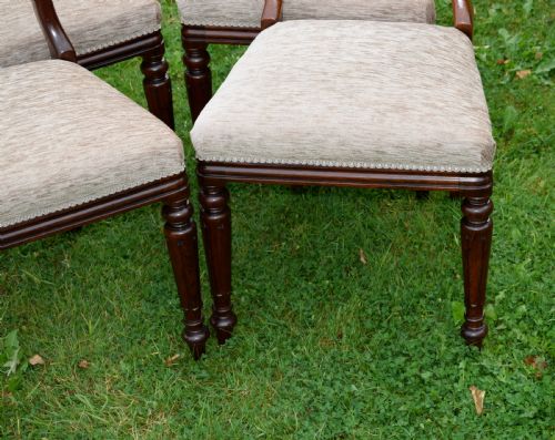 SET OF 4 REGENCY ROSEWOOD DINING CHAIRS - ADDITIONAL PHOTO 11