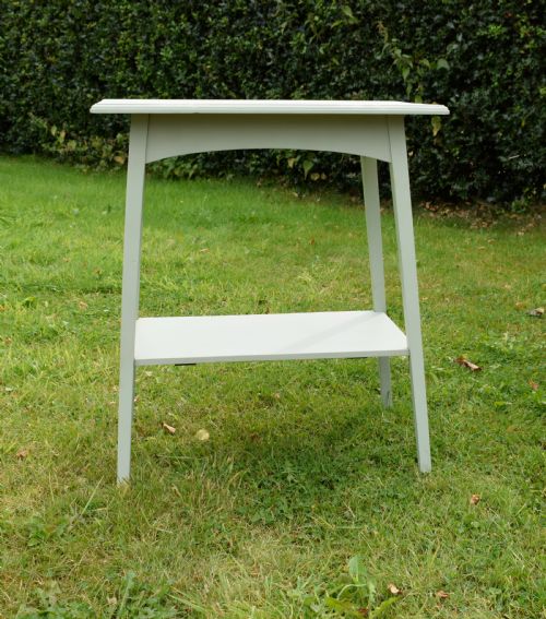 OAK ARTS CRAFTS SIDE TABLE PAINTED - ADDITIONAL PHOTO 9