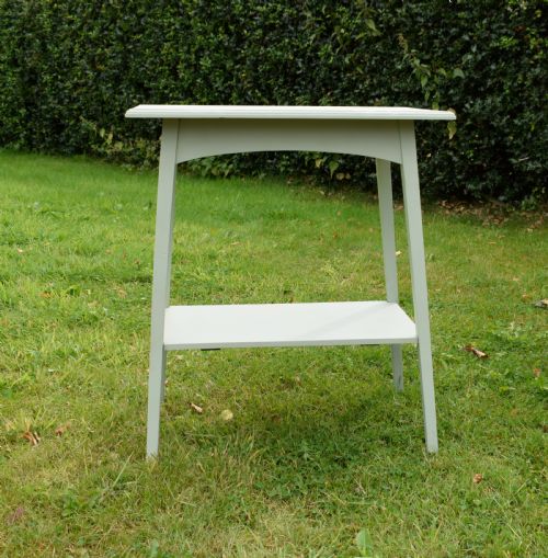 OAK ARTS CRAFTS SIDE TABLE PAINTED - ADDITIONAL PHOTO 10