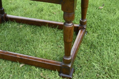 OAK REFECTORY DINING TABLE - ADDITIONAL PHOTO 4