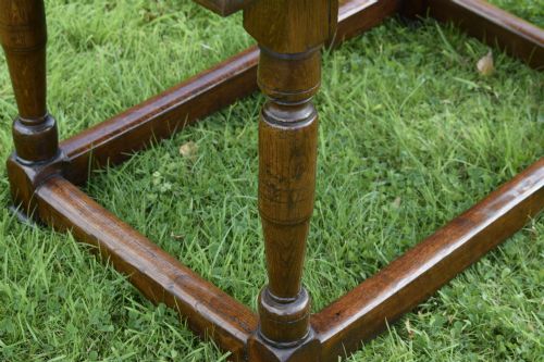 OAK REFECTORY DINING TABLE - ADDITIONAL PHOTO 15