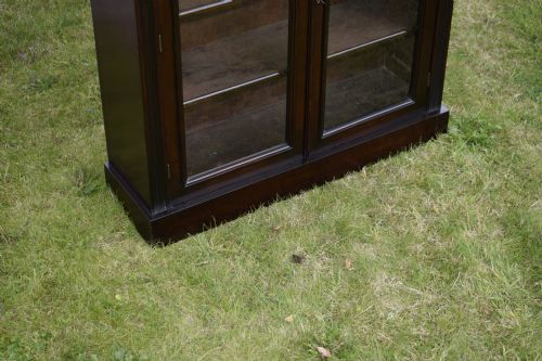 EDWARDIAN OAK GLAZED BOOKCASE - ADDITIONAL PHOTO 4