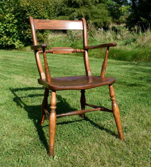KITCHEN ELM BEECH ARMCHAIR - ADDITIONAL PHOTO 9