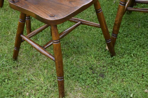 SET OF 4 WINDSOR KITCHEN DINING CHAIRS - ADDITIONAL PHOTO 9