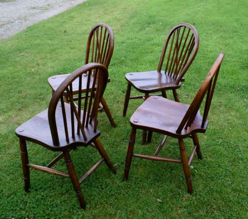 SET OF 4 WINDSOR KITCHEN DINING CHAIRS - ADDITIONAL PHOTO 14