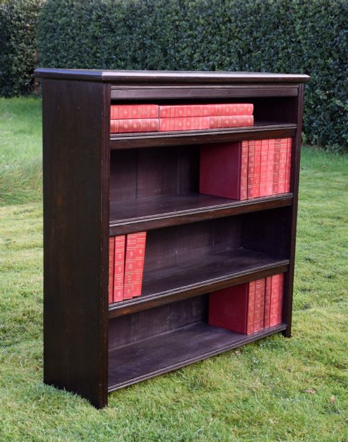 VICTORIAN OAK BOOKCASE - ADDITIONAL PHOTO 1