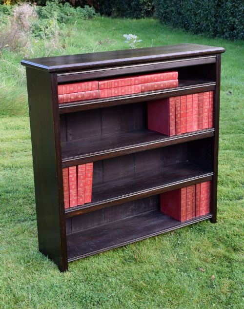 VICTORIAN OAK BOOKCASE - ADDITIONAL PHOTO 7