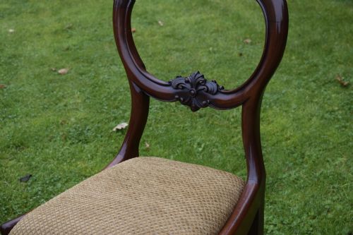 PAIR OF QUALITY MAHOGANY VICTORIAN CHAIRS - ADDITIONAL PHOTO 13