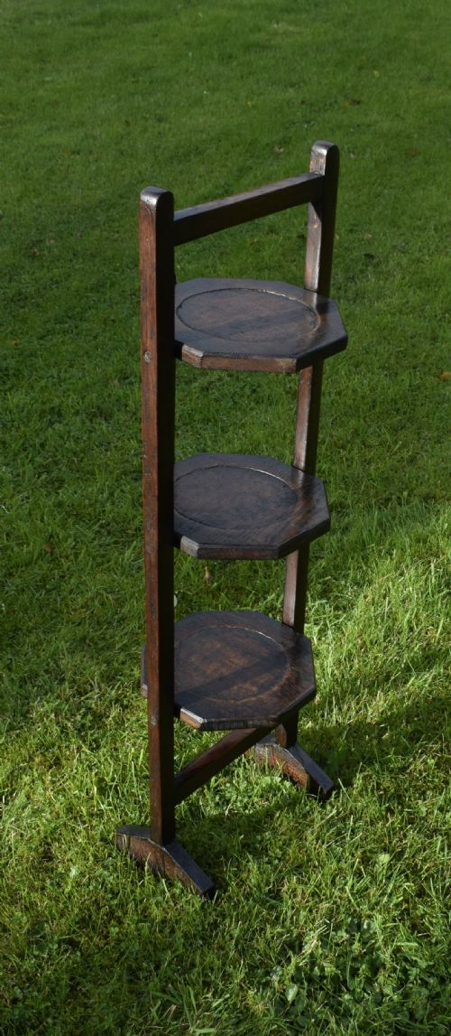 EARLY 20TH CENTURY FOLDING CAKE STAND - ADDITIONAL PHOTO 4