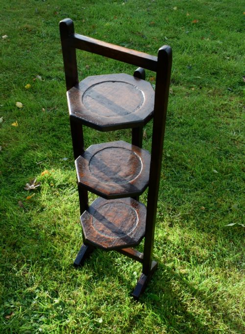 EARLY 20TH CENTURY FOLDING CAKE STAND - ADDITIONAL PHOTO 6