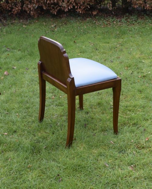 ART DECO WALNUT STOOL - ADDITIONAL PHOTO 9