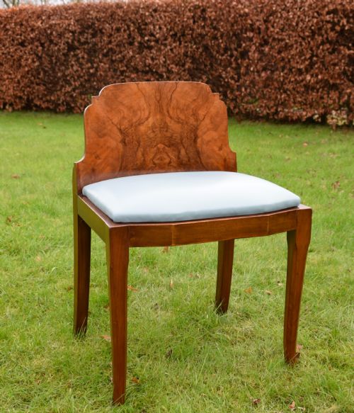 ART DECO WALNUT STOOL - ADDITIONAL PHOTO 11