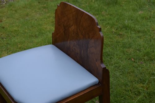 ART DECO WALNUT STOOL - ADDITIONAL PHOTO 14
