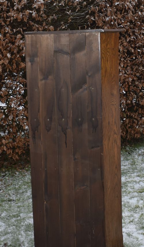 EARLY 20TH CENTURY OAK CORNER CUPBOARD - ADDITIONAL PHOTO 15