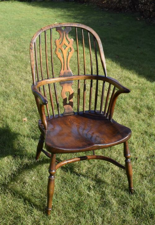 ANTIQUE WINDSOR ARM CHAIR - ADDITIONAL PHOTO 16
