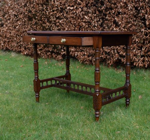ANTIQUE WRITING TABLE DESK - ADDITIONAL PHOTO 6