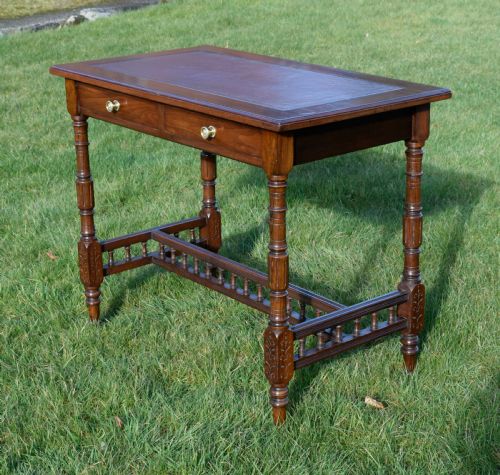 ANTIQUE WRITING TABLE DESK - ADDITIONAL PHOTO 8