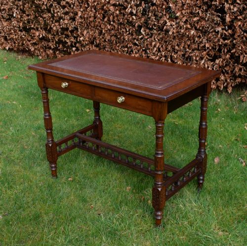 ANTIQUE WRITING TABLE DESK - ADDITIONAL PHOTO 15