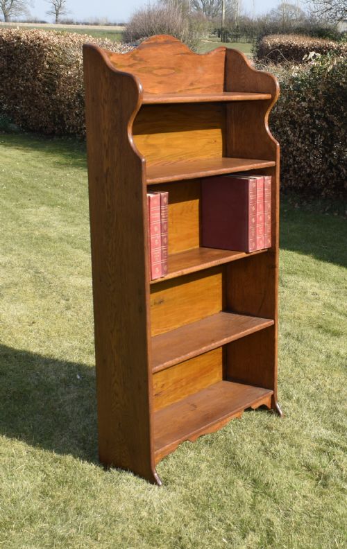 EARLY 20TH CENTURY OAK BOOKCASE - ADDITIONAL PHOTO 3