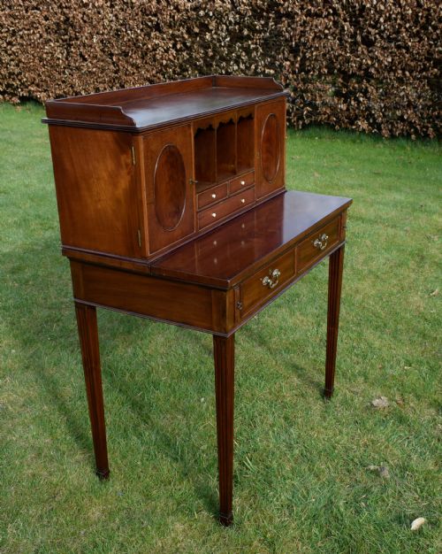 EDWARDIAN DESK WRITING TABLE - ADDITIONAL PHOTO 9