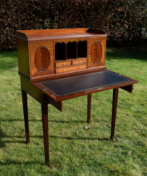 EDWARDIAN DESK WRITING TABLE - ADDITIONAL PHOTO 13