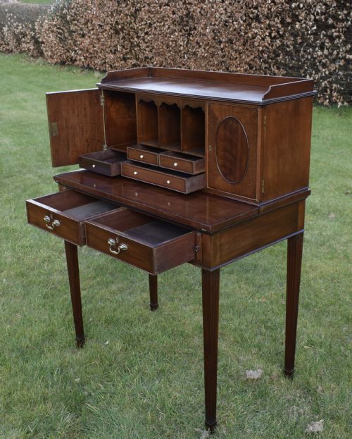 EDWARDIAN DESK WRITING TABLE - ADDITIONAL PHOTO 16