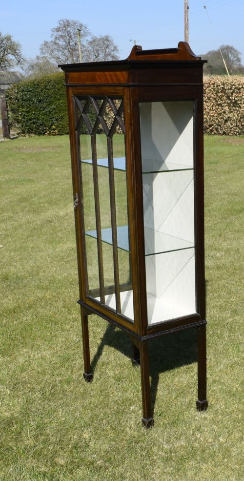 EDWARDIAN INLAID DISPLAY CABINET - ADDITIONAL PHOTO 12