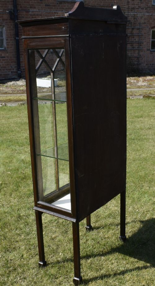 EDWARDIAN INLAID DISPLAY CABINET - ADDITIONAL PHOTO 14