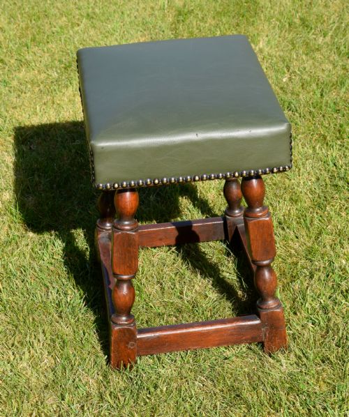 19TH CENTURY OAK JOINT STOOL - ADDITIONAL PHOTO 13