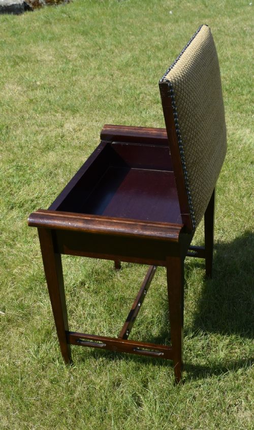 ARTS CRAFTS PIANO STOOL MUSIC STOOL - ADDITIONAL PHOTO 7