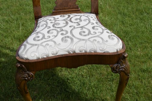 PAIR OF QUALITY WALNUT CHAIRS - ADDITIONAL PHOTO 20