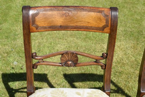 4 REGENCY DINING CHAIRS - ADDITIONAL PHOTO 16