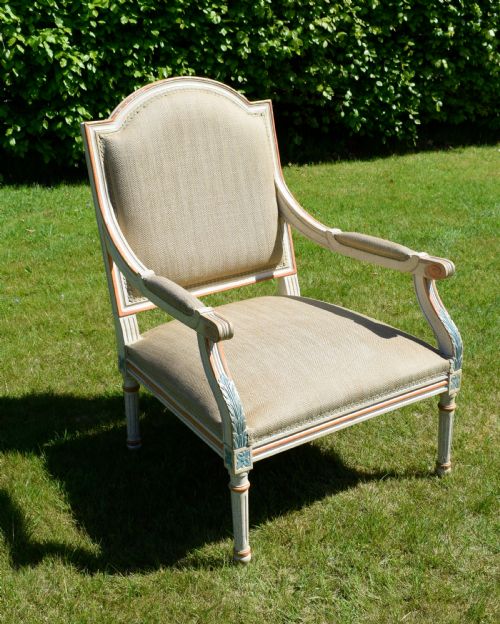EARLY 20TH CENTURY FRENCH ARMCHAIR - ADDITIONAL PHOTO 14