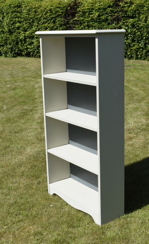 EARLY 20TH CENTURY OPEN BOOKCASE - ADDITIONAL PHOTO 1