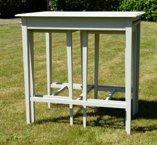 ARTS CRAFTS NEST OF 3 TABLES - ADDITIONAL PHOTO 7