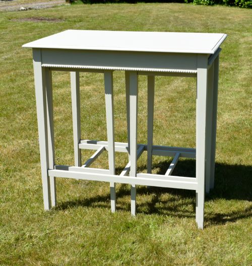 ARTS CRAFTS NEST OF 3 TABLES - ADDITIONAL PHOTO 10