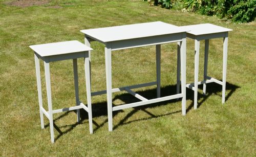 ARTS CRAFTS NEST OF 3 TABLES - ADDITIONAL PHOTO 12