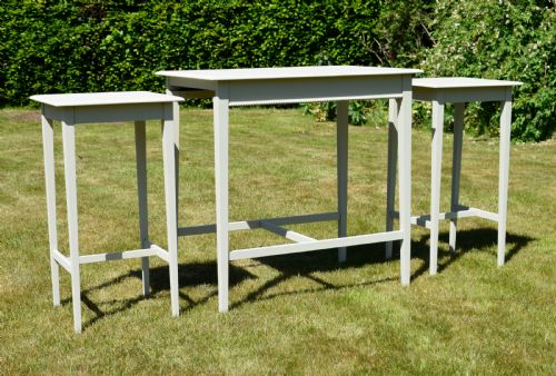 ARTS CRAFTS NEST OF 3 TABLES - ADDITIONAL PHOTO 14