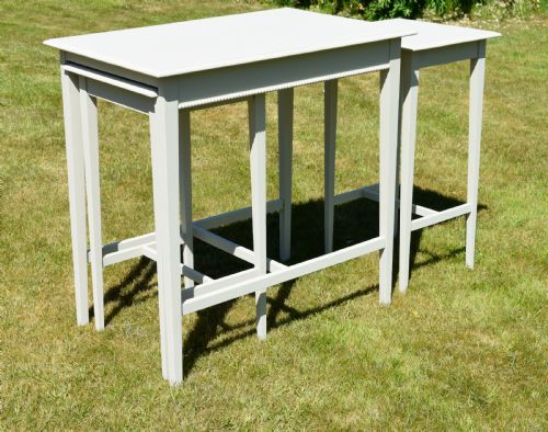 ARTS CRAFTS NEST OF 3 TABLES - ADDITIONAL PHOTO 16