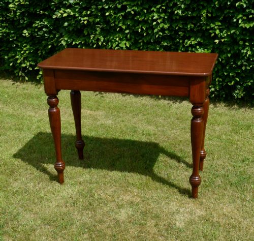 VICTORIAN MAHOGANY CONSOLE TABLE - ADDITIONAL PHOTO 1