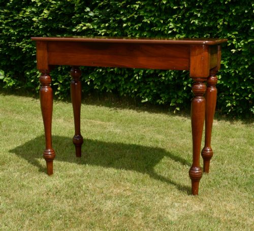 VICTORIAN MAHOGANY CONSOLE TABLE - ADDITIONAL PHOTO 2
