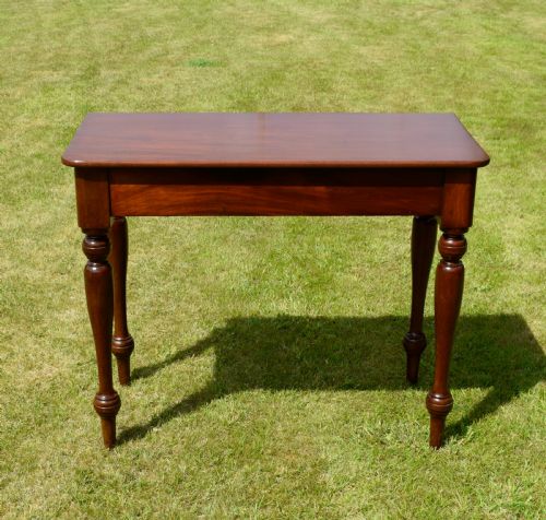 VICTORIAN MAHOGANY CONSOLE TABLE - ADDITIONAL PHOTO 4