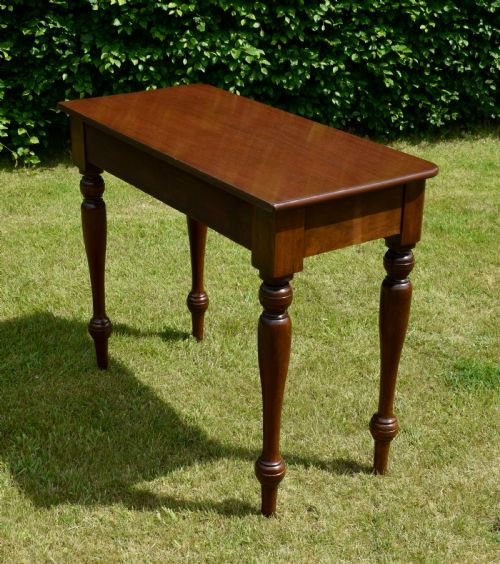 VICTORIAN MAHOGANY CONSOLE TABLE - ADDITIONAL PHOTO 5