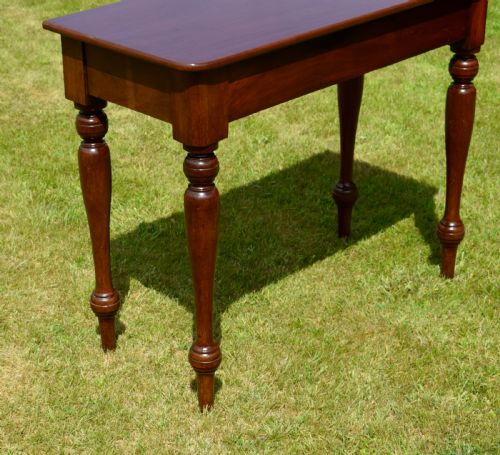 VICTORIAN MAHOGANY CONSOLE TABLE - ADDITIONAL PHOTO 8