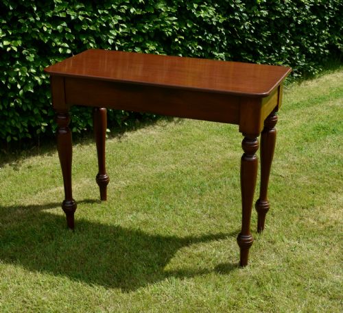VICTORIAN MAHOGANY CONSOLE TABLE - ADDITIONAL PHOTO 9