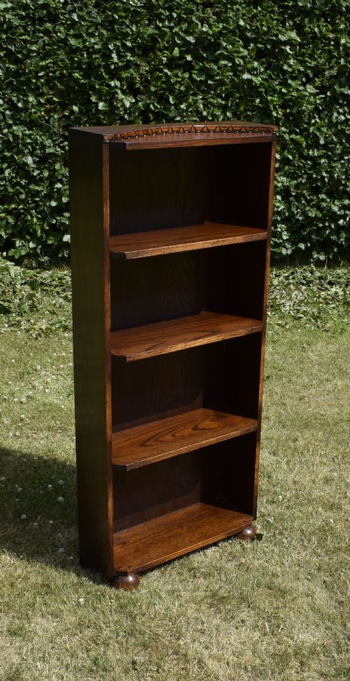 OAK ART DECO BOOKCASE - ADDITIONAL PHOTO 1