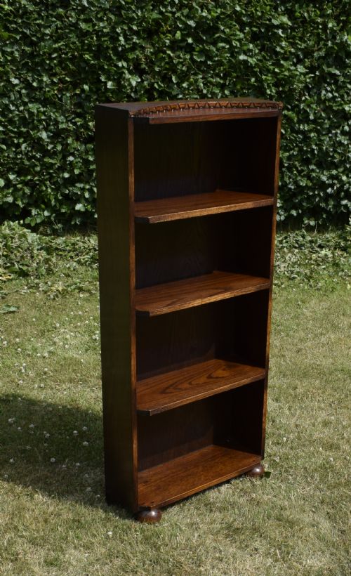 OAK ART DECO BOOKCASE - ADDITIONAL PHOTO 2